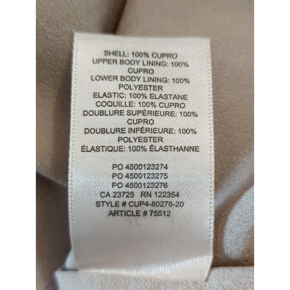 Aritzia Wilfred‎ Tan Skye Satin Spaghetti Strap Smocked Soft Mini Dress Womens 2